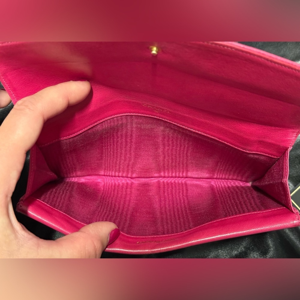 Chanel timeless double flap pink wallet - Picture 11 of 17